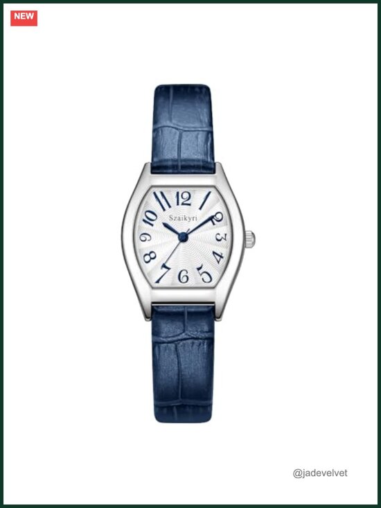 Women\'s Barrel-Shaped Dress Watch with Arabic Numerals, Easy Read Analog main image 6